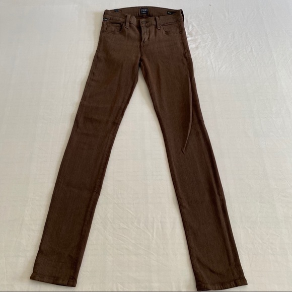 Citizens of Humanity Brown Avedon Skinny Jeans 25 - Picture 10 of 11